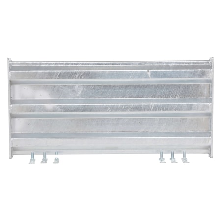 Vestil Bolt-On Style Guard Rail 3 Ft Galvanized GR-F3R-BO-3-HDG